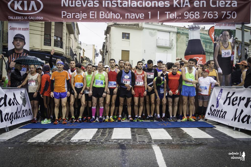 Andrés Mico y Amanda Cano, vencedores de la XXVII Media Maratón “Ciudad de Cieza”